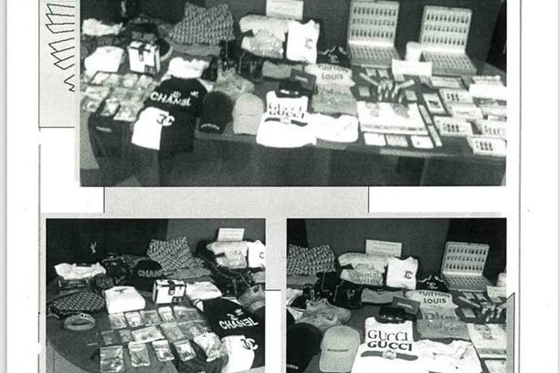 Part of the items seized by the Municipal Police.