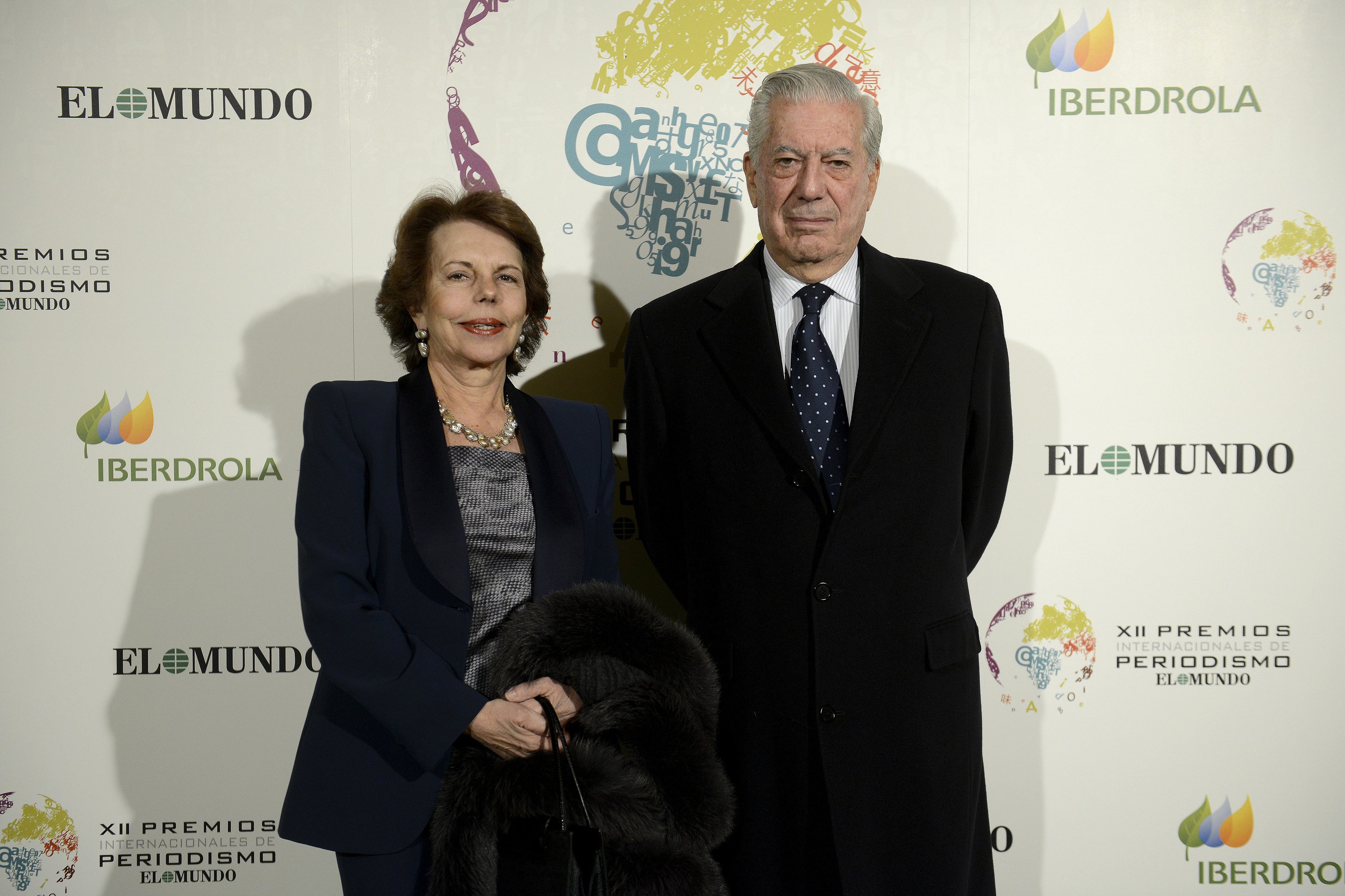 Mario Vargas Llosa and Patricia Llosa. 12th El Mundo International Journalism Awards.