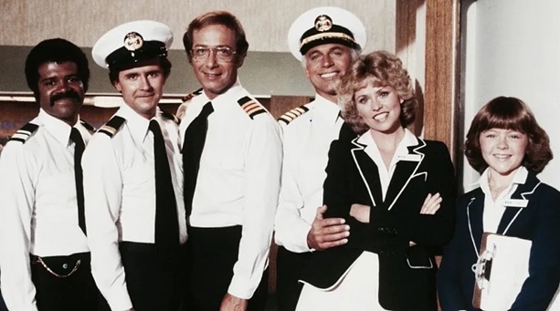 The cast of the series 'The Love Boat'