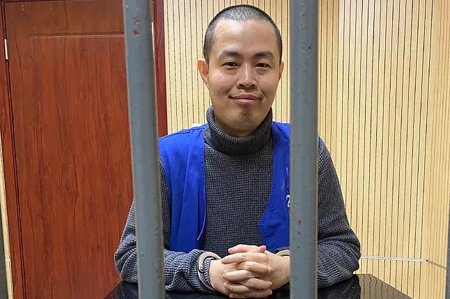Chinese filmmaker Chen Pilin, imprisoned since January 2024.