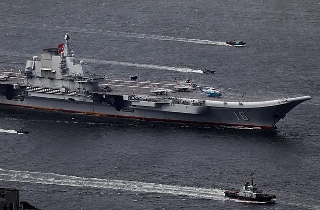 File image of the Chinese aircraft carrier Liaoning.