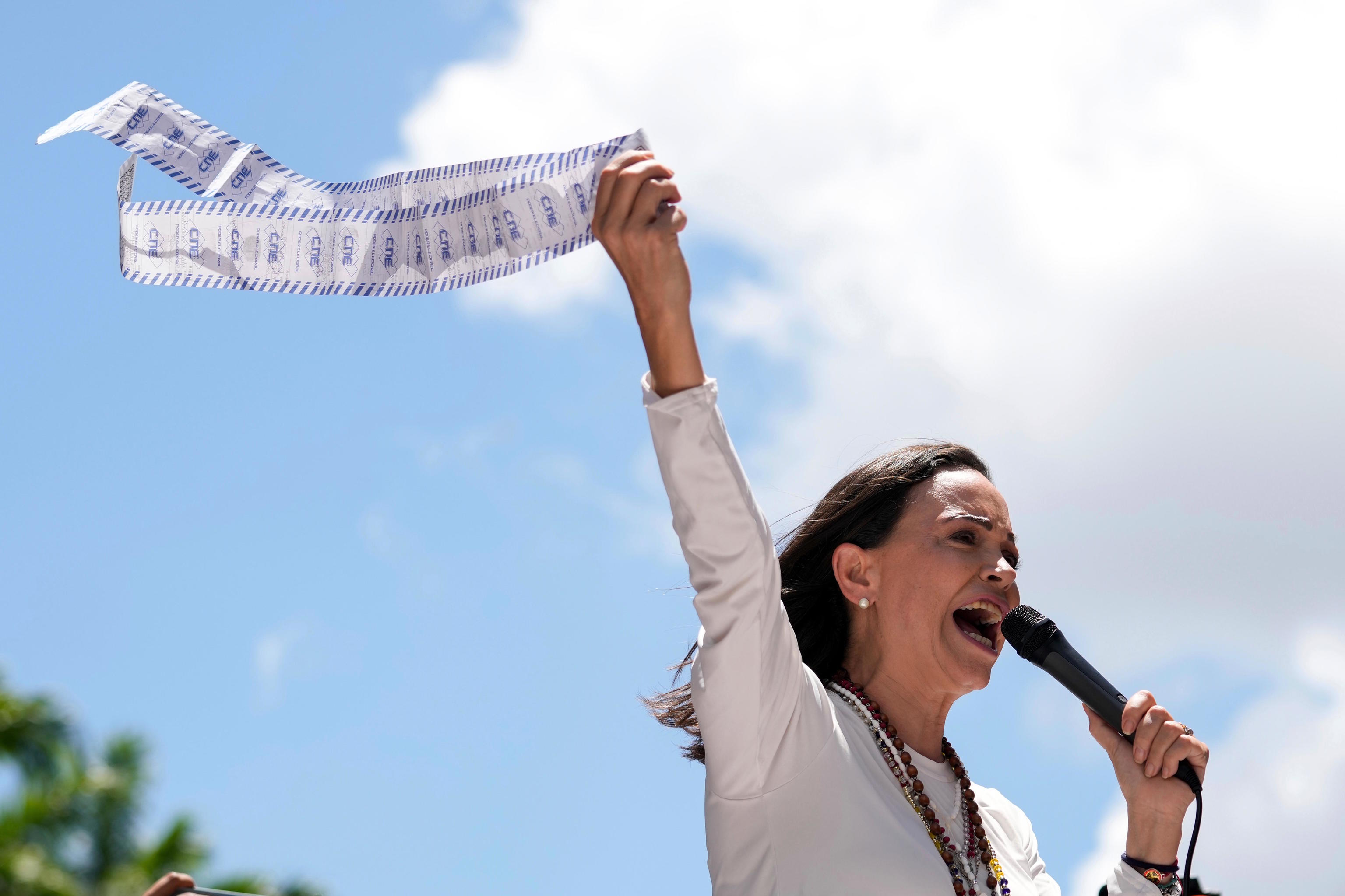 Venezuelan opposition leader María Corina Machado.