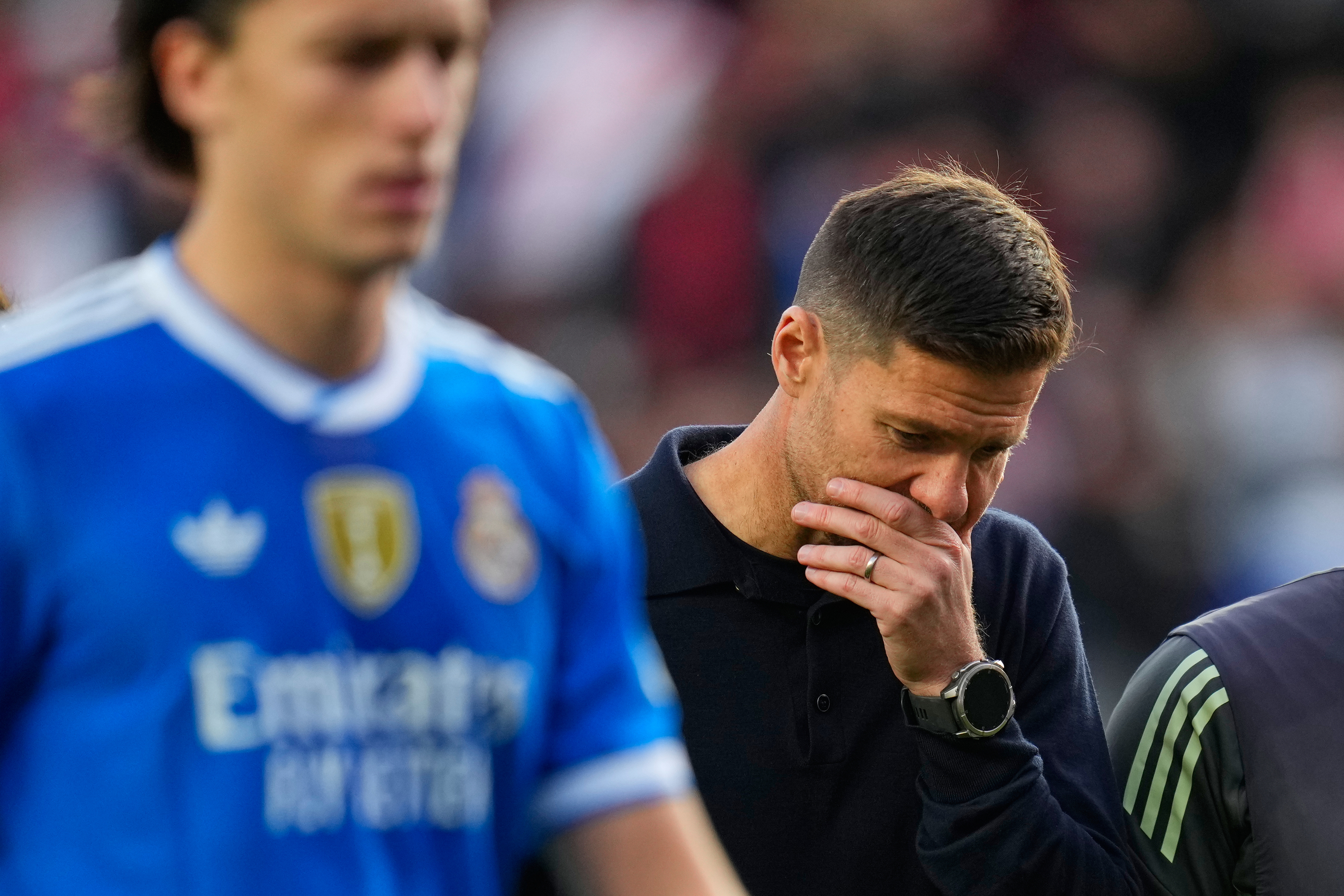 Real Madrid's head coach Xabi Alonso.