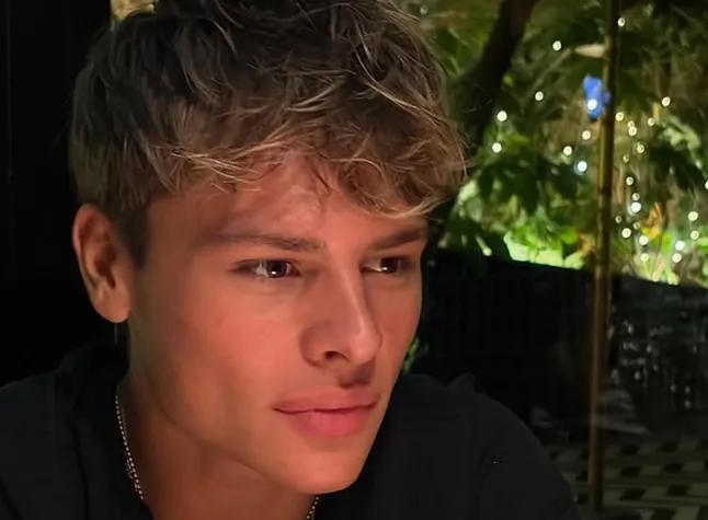 Cameron Smet, Johnny Hallyday's grandson.