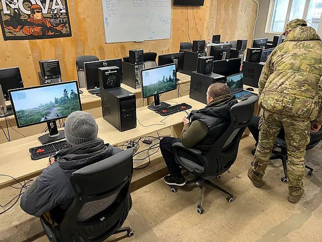 Interior of the 'House of Killing' where future 'pilots' are trained.