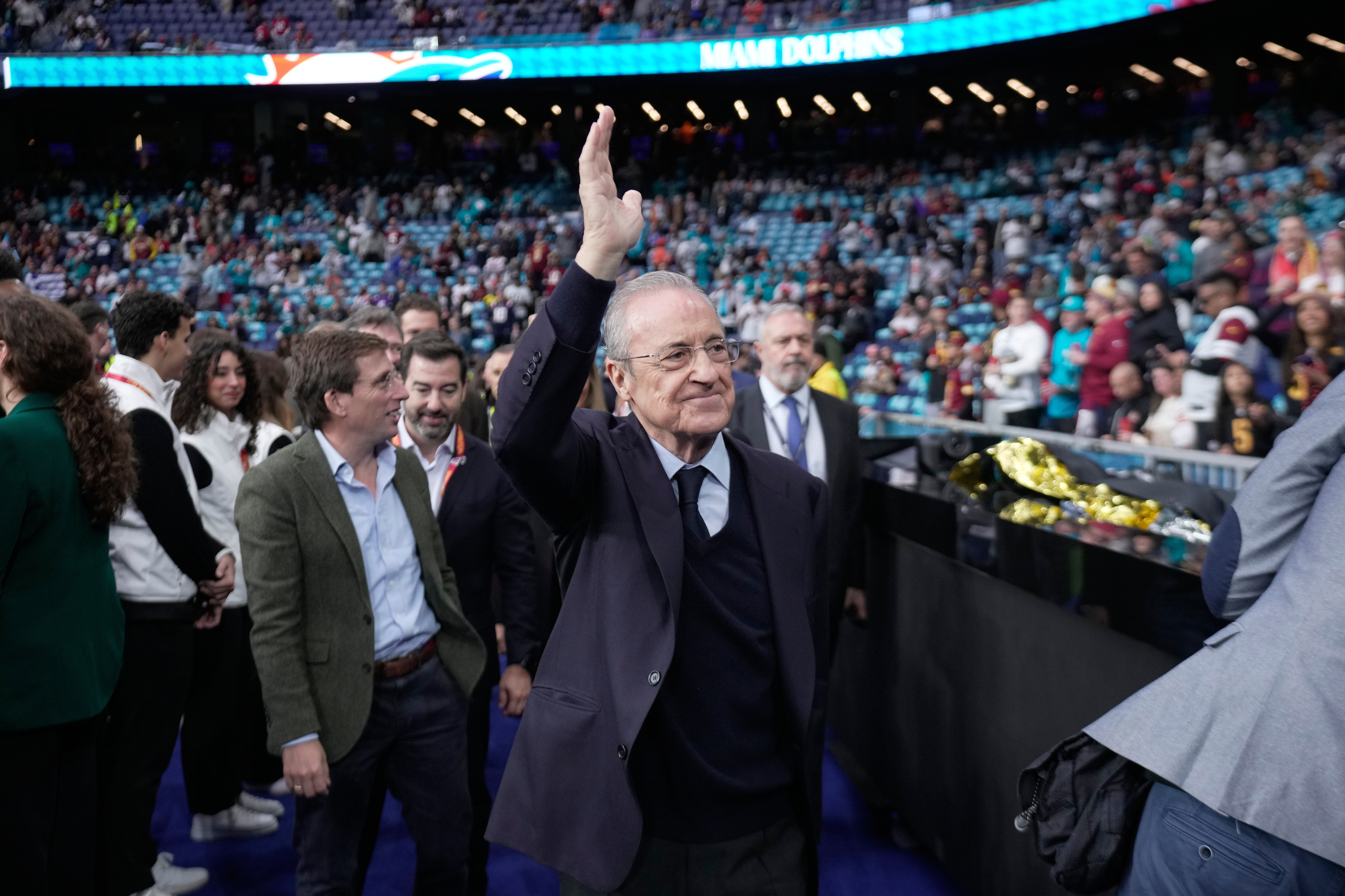 Florentino Perez, the president of Real Madrid soccer club.