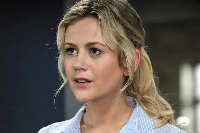 Actress Rachael Carpani in a scene from NCIS: Los Angeles.