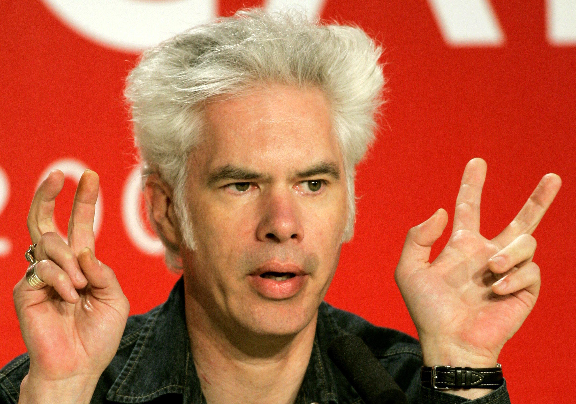 The American director, Jim Jarmusch.