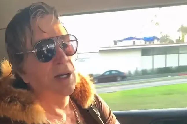 Mickey Rourke, in a recent image shared on his Instagram.