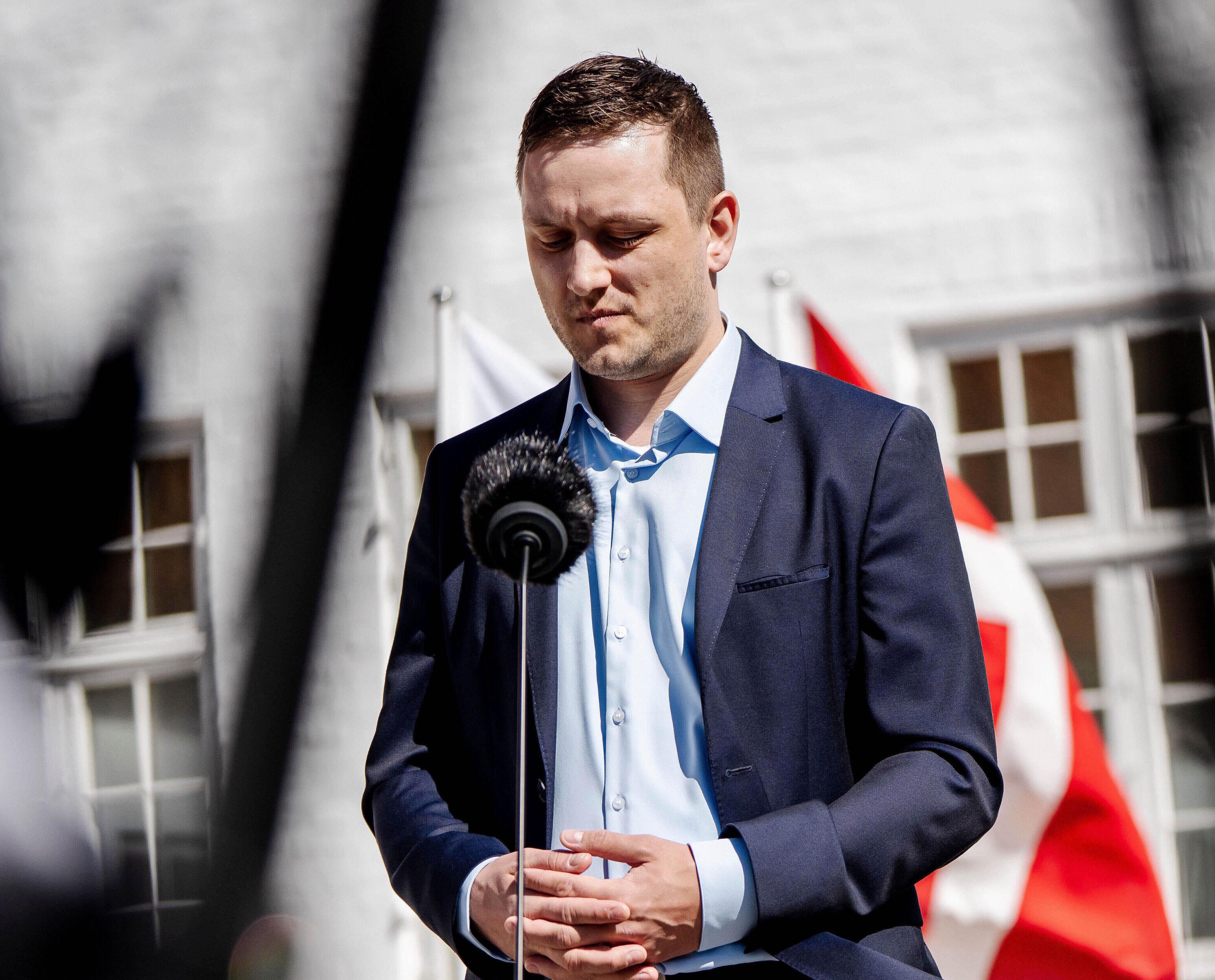 Greenland's Prime Minister, Jens-Frederik Nielsen.