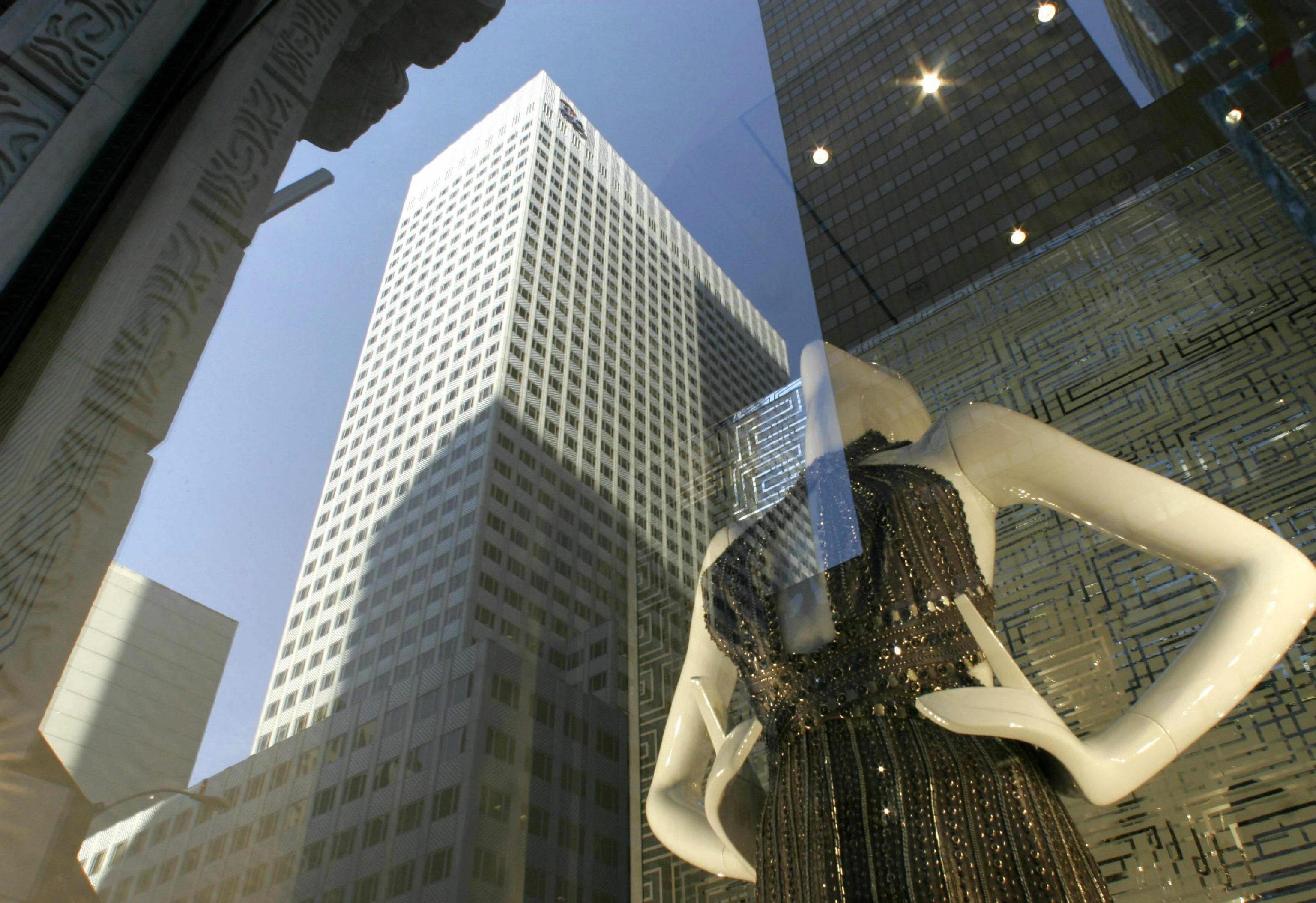 Skyscrapers on Manhattan's famous Fifth Avenue.