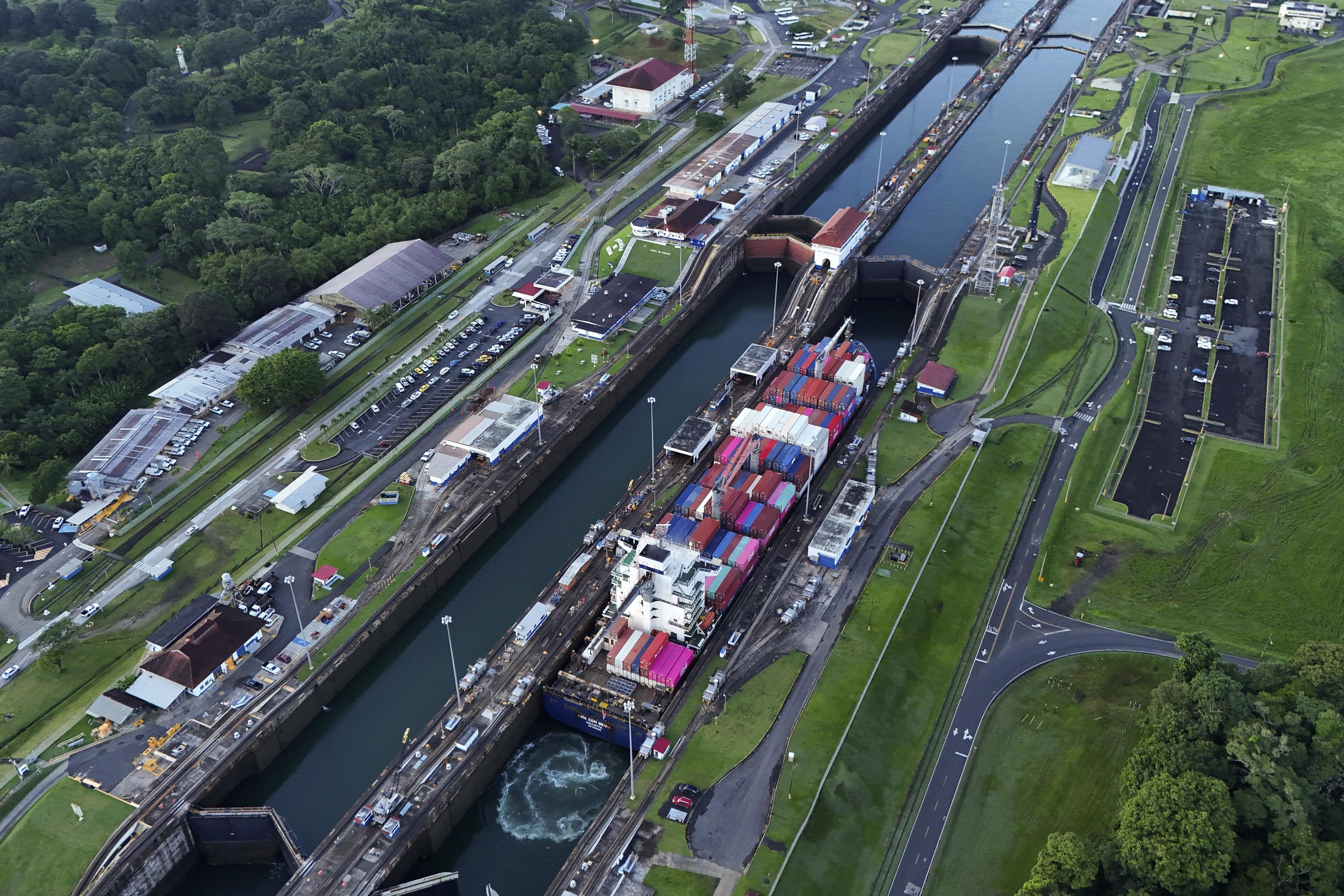 The Panama Canal.
