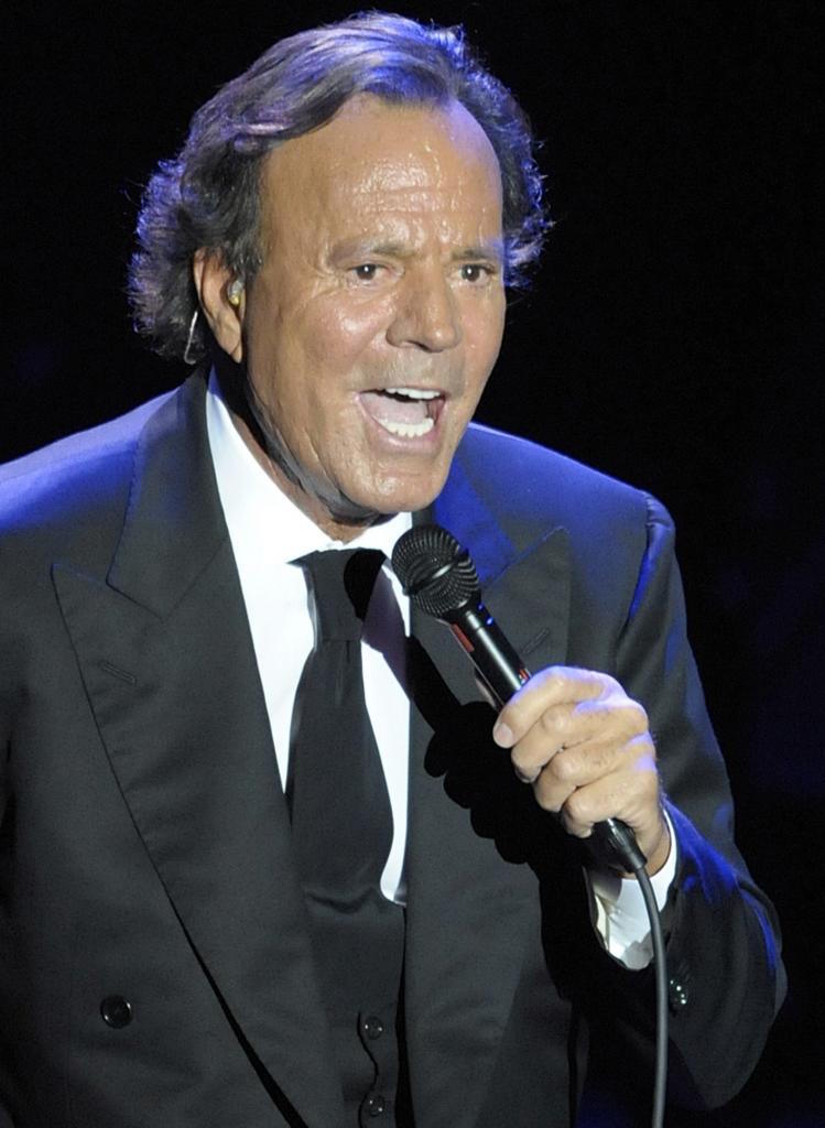 Spanish singer Julio Iglesias.