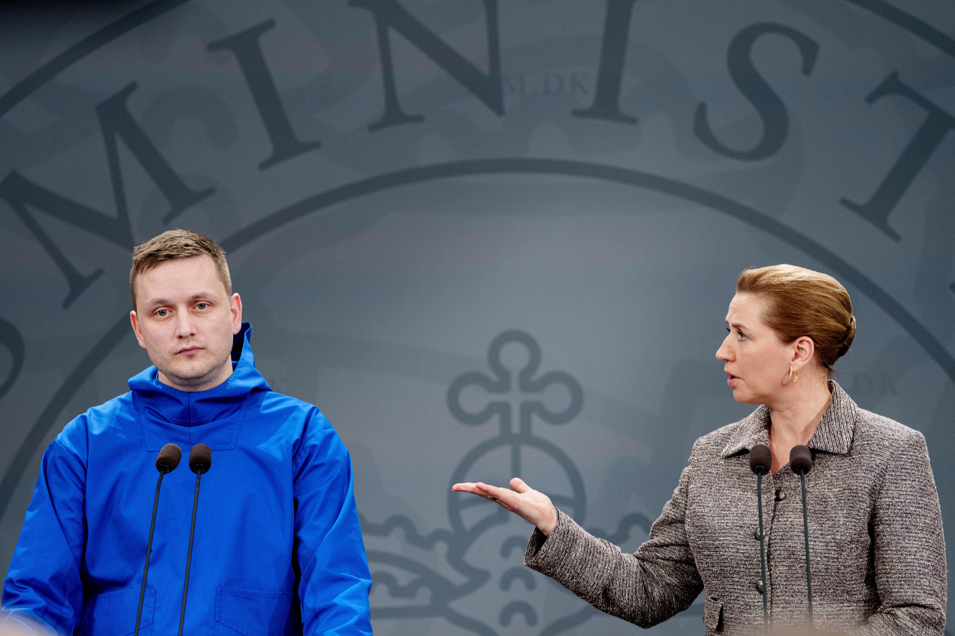 Chairman of the Naalakkersuisut, Greenland, and Denmark's Prime Minister.