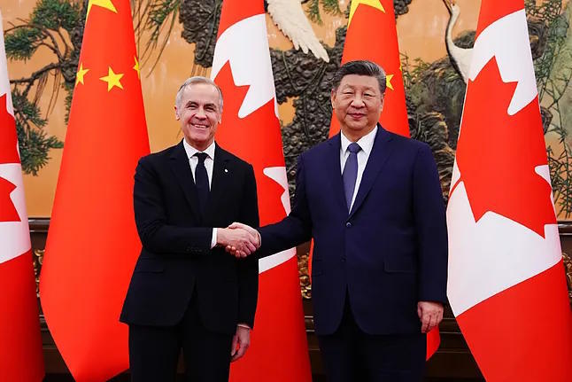 Canadian Prime Minister Mark Carney visits China.