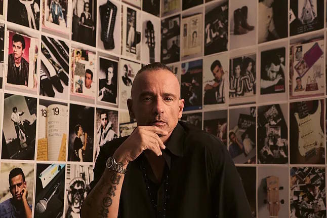 Italian singer Eros Ramazzotti.