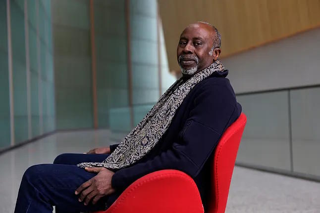 Playwright Hassane, descendant of a griot family.