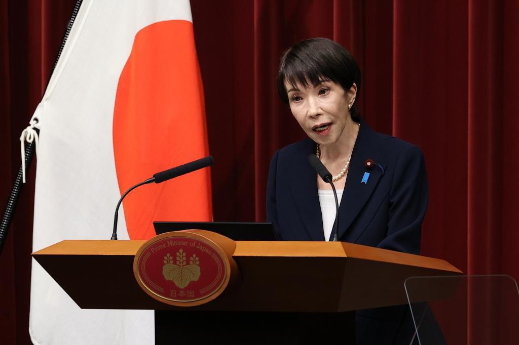 Japan's Prime Minister, Sanae Takaichi.