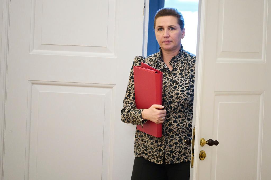 Danish Prime Minister Mette Frederiksen.