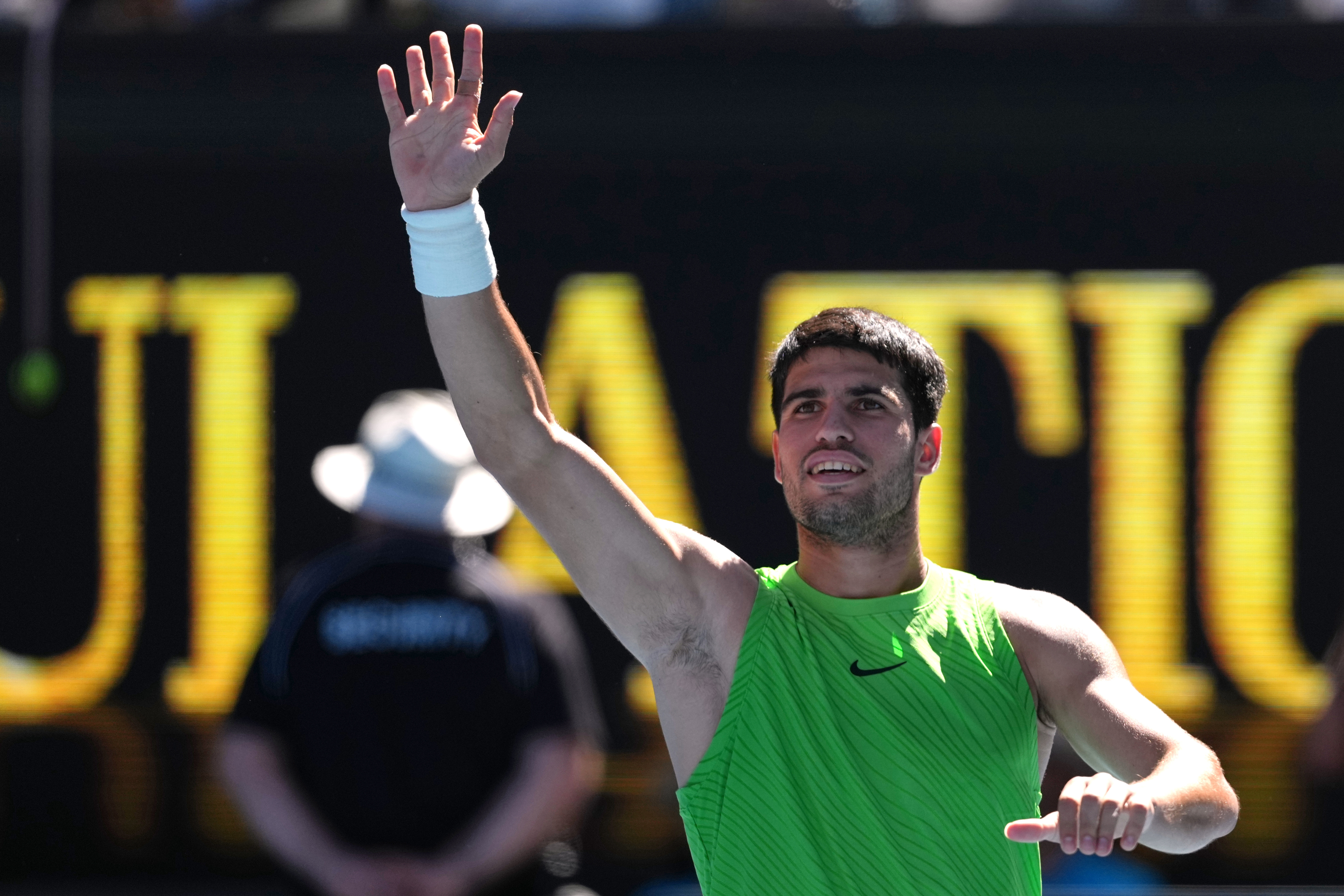 Carlos Alcaraz of Spain.