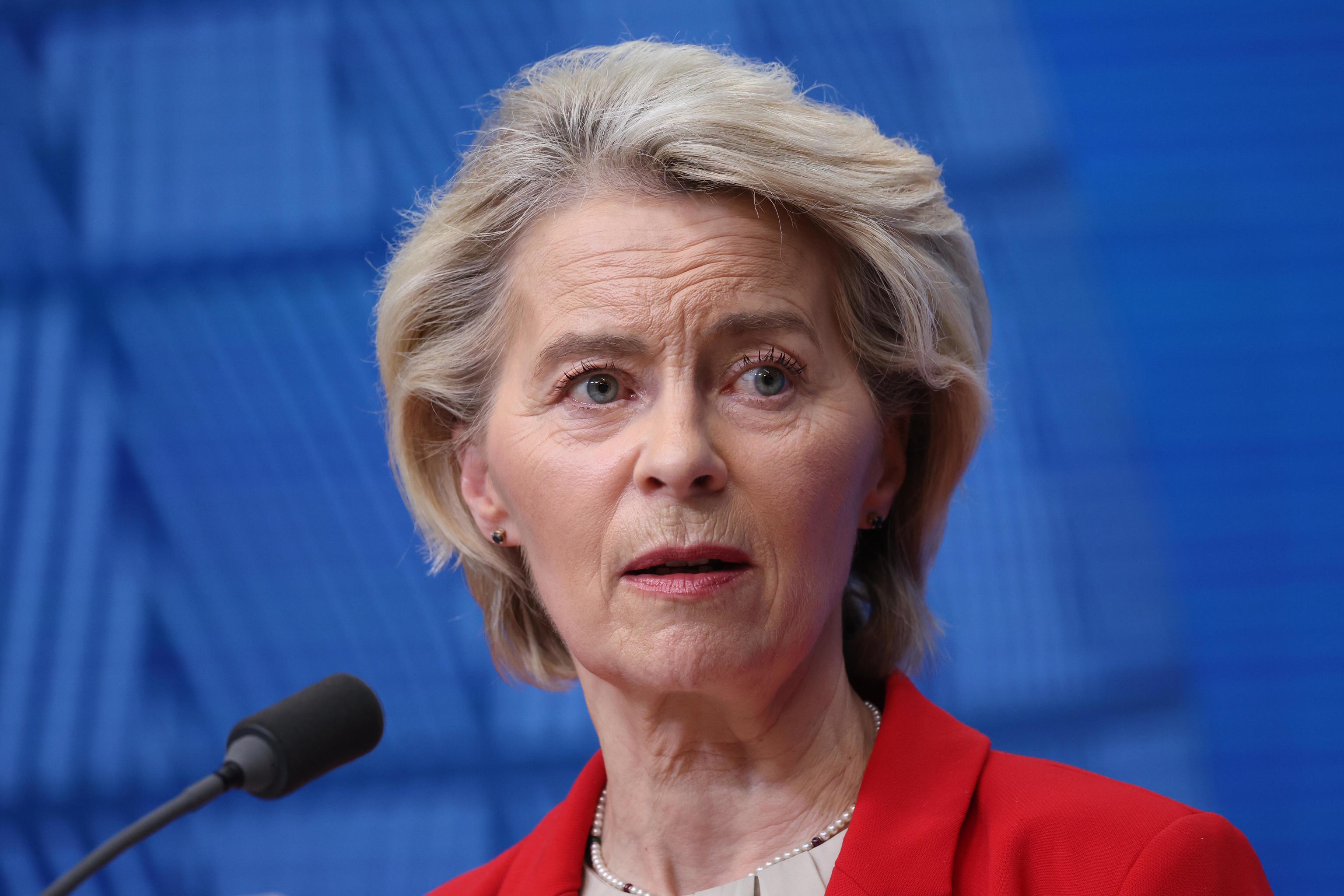 European Commission President Ursula von der Leyen.