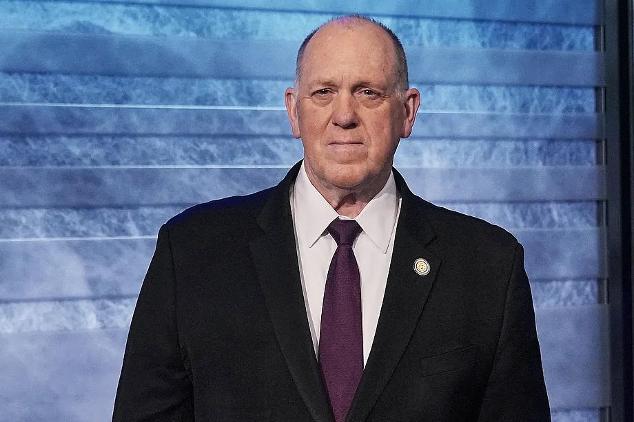 The White House's 'border czar', Tom Homan, poses in New York.