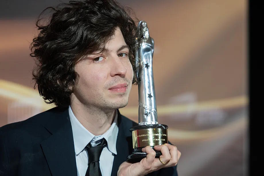 Ugo Bienvenu at the European Film Awards.