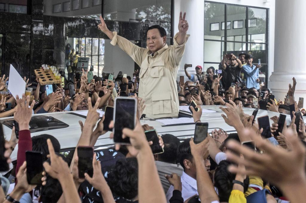 Presidential candidate Prabowo Subianto.