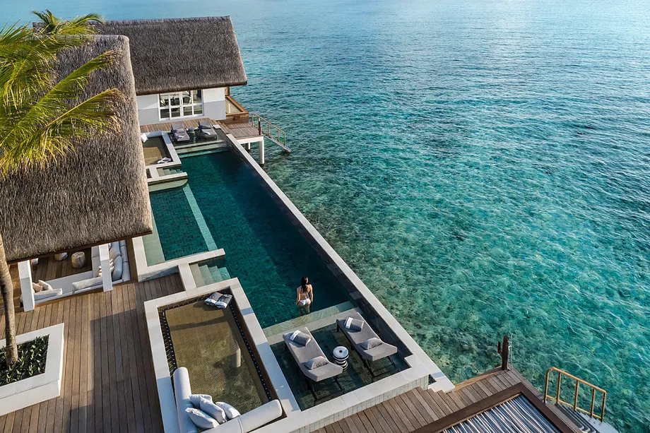 Paradise villa in the Maldives.