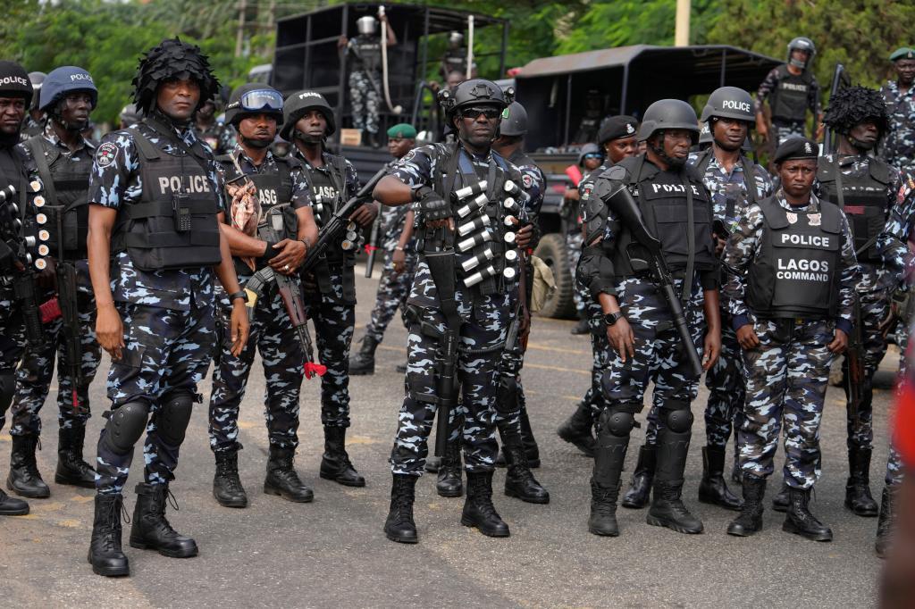Nigeria police officers.