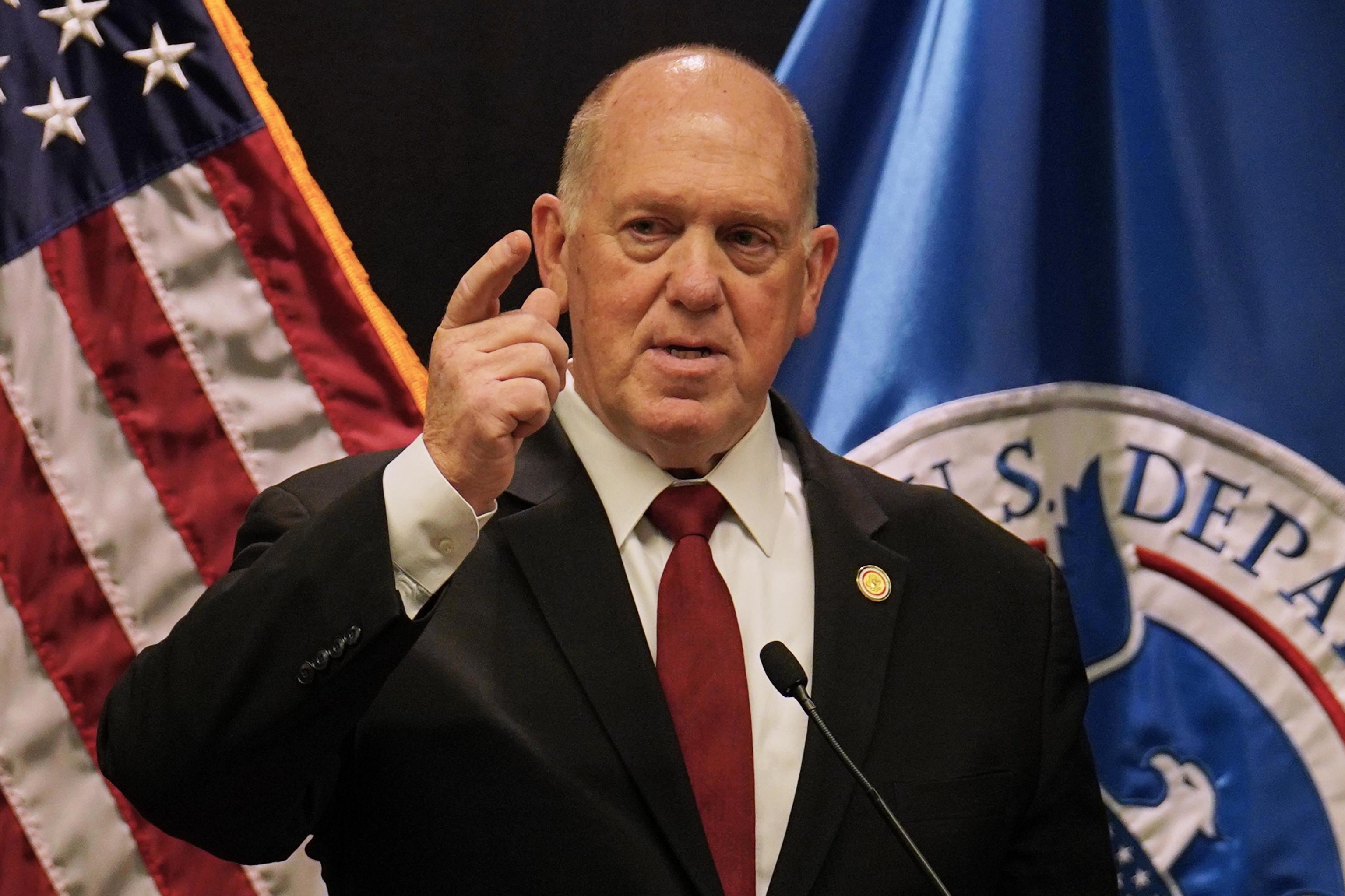 The 'border czar' Tom Homan.