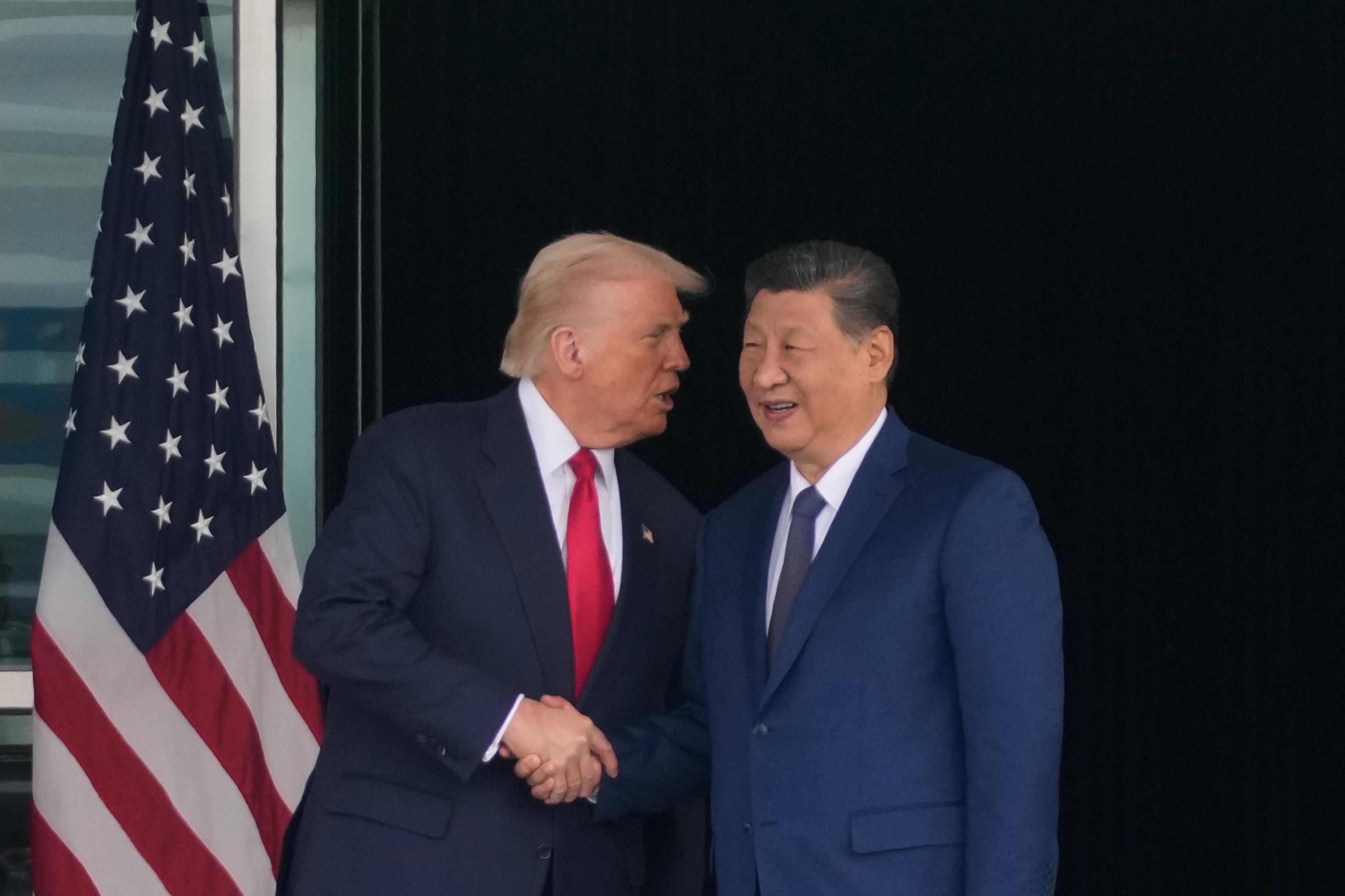 US President Donald Trump, alongside his Chinese counterpart, Xi Jinping.
