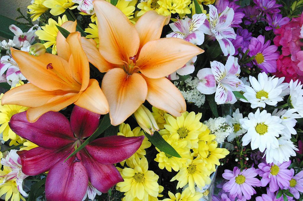 Bouquet of flowers.