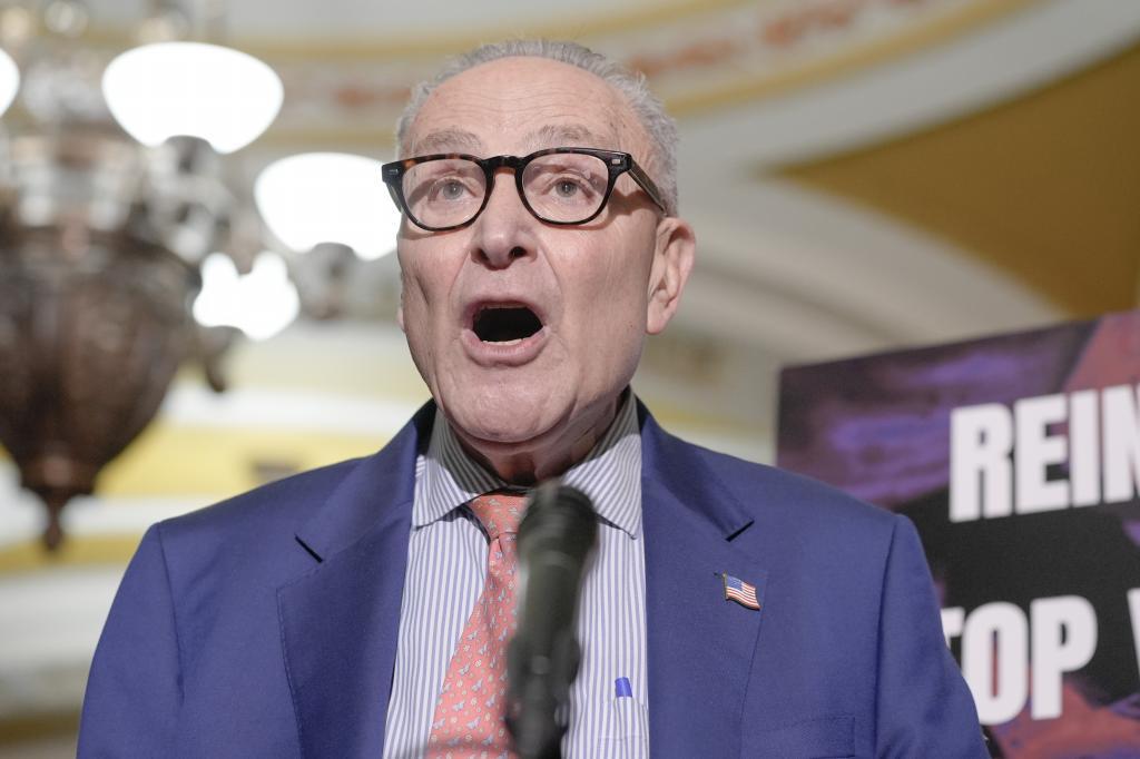 Sen. Minority Leader Chuck Schumer of N.Y.