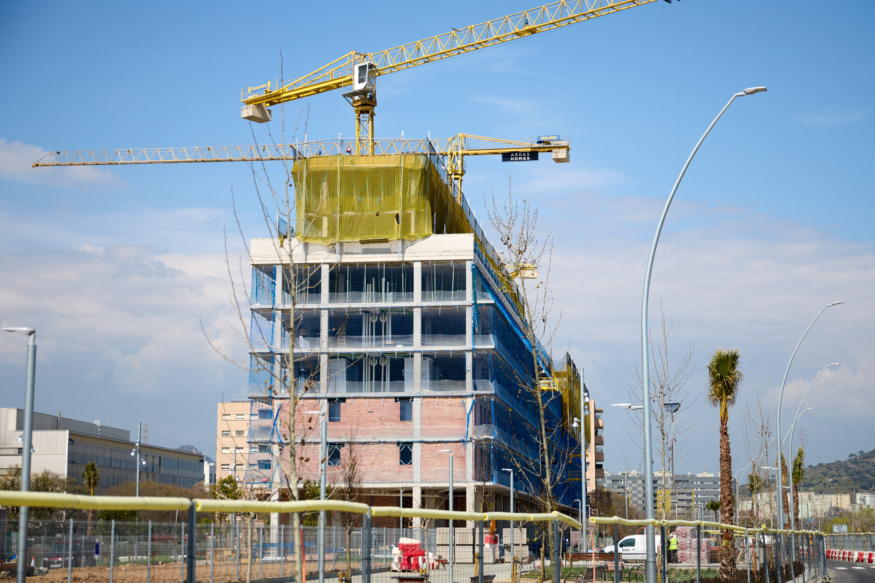 Building under construction.