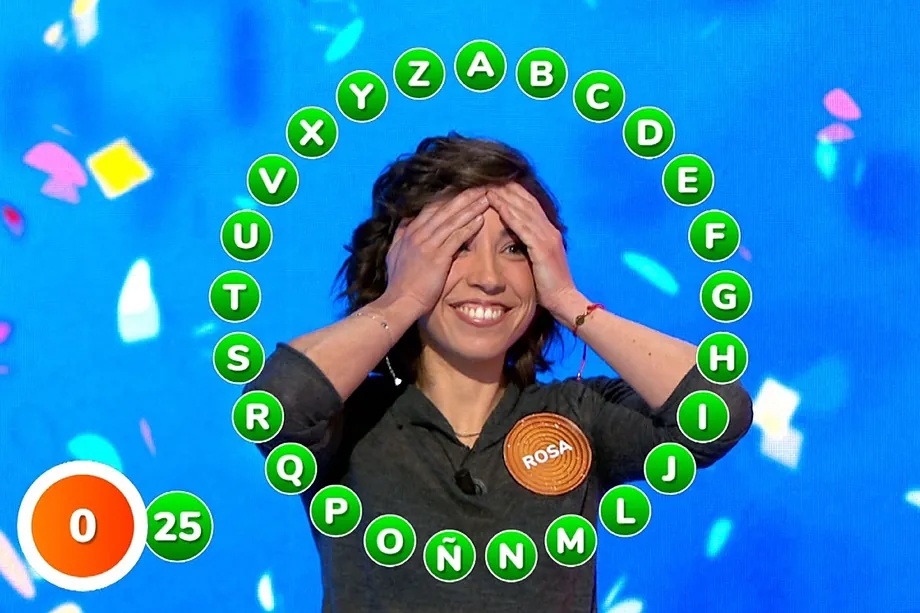 Rosa Rodr�guez wins the Pasapalabra jackpot.