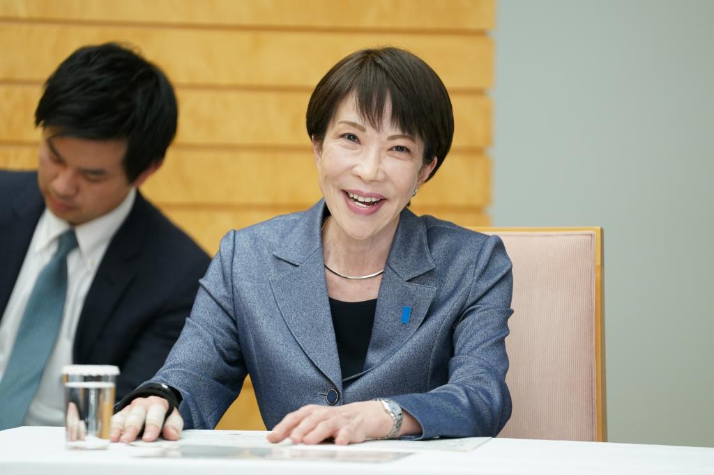 Japan's Prime Minister Sanae Takaichi.