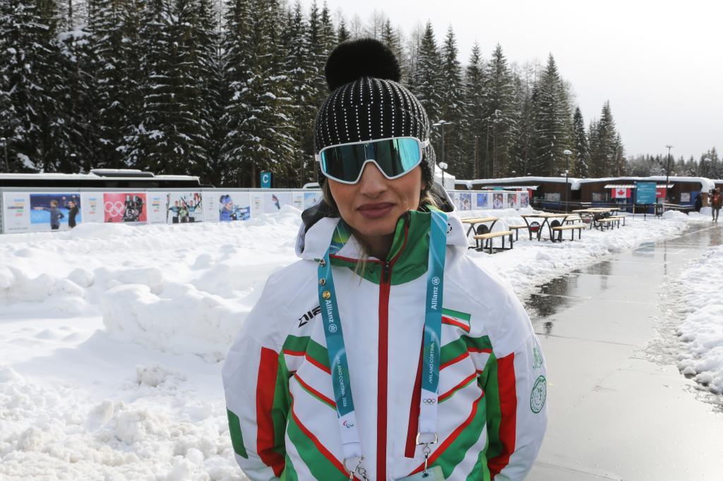 Iran's coach for Alpine women's skiing, Mitra Kalhor