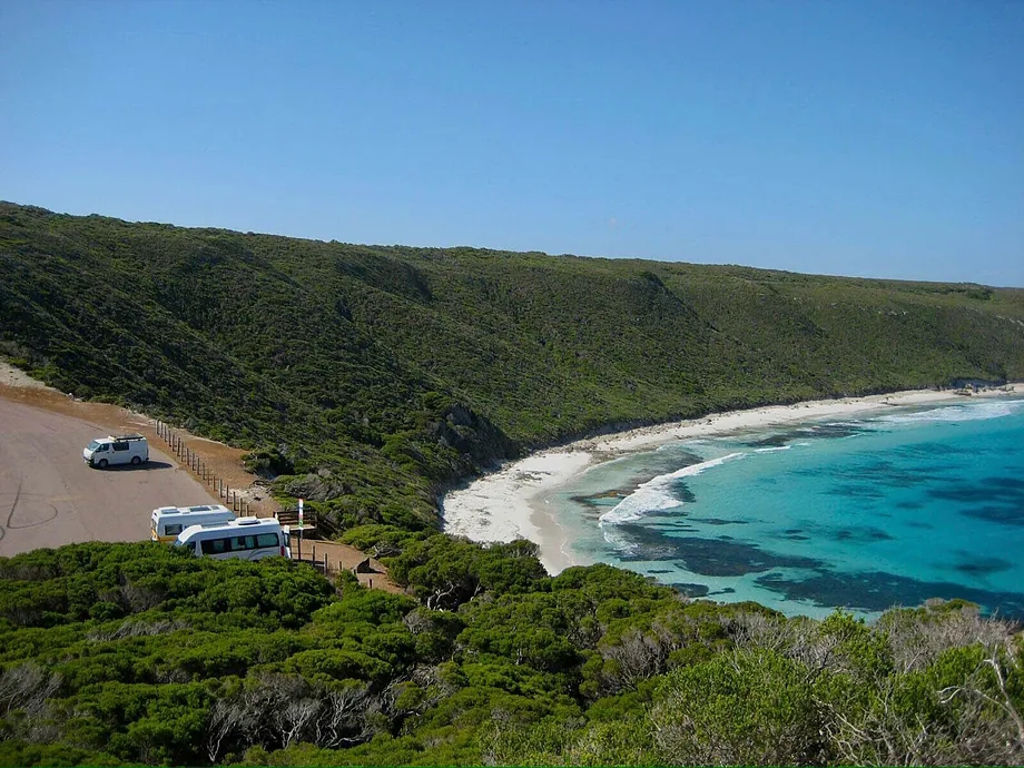 Traveling by camper van in Western Australia.