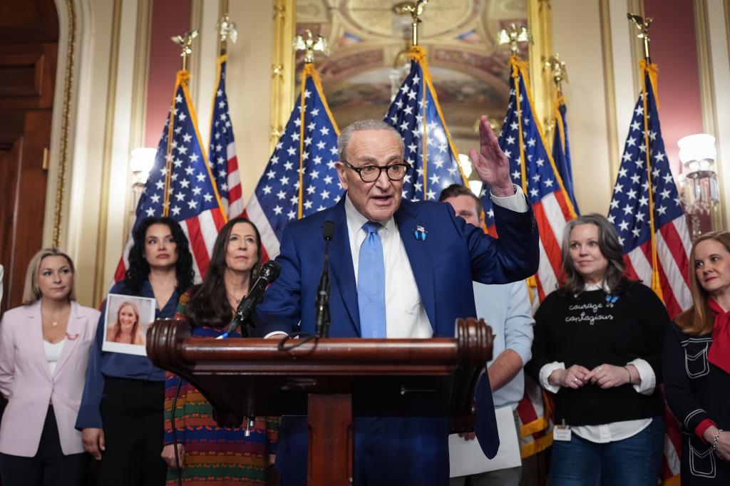 Senate Minority Leader Chuck Schumer.