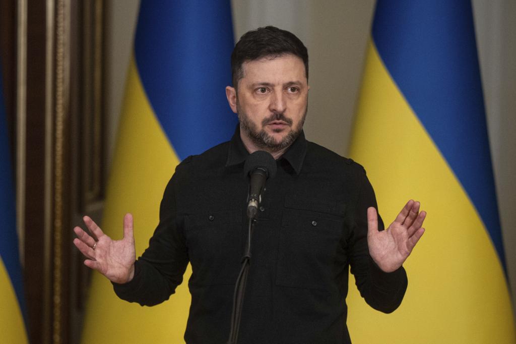 Ukraine's President Volodymyr Zelenskyy.