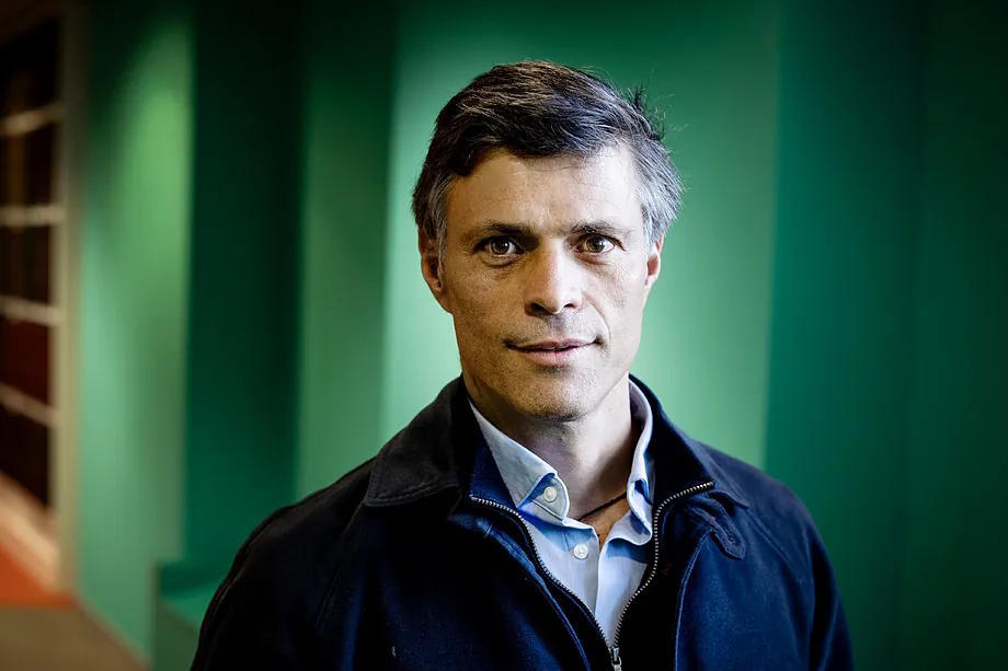 Venezuelan opposition leader Leopoldo L�pez.