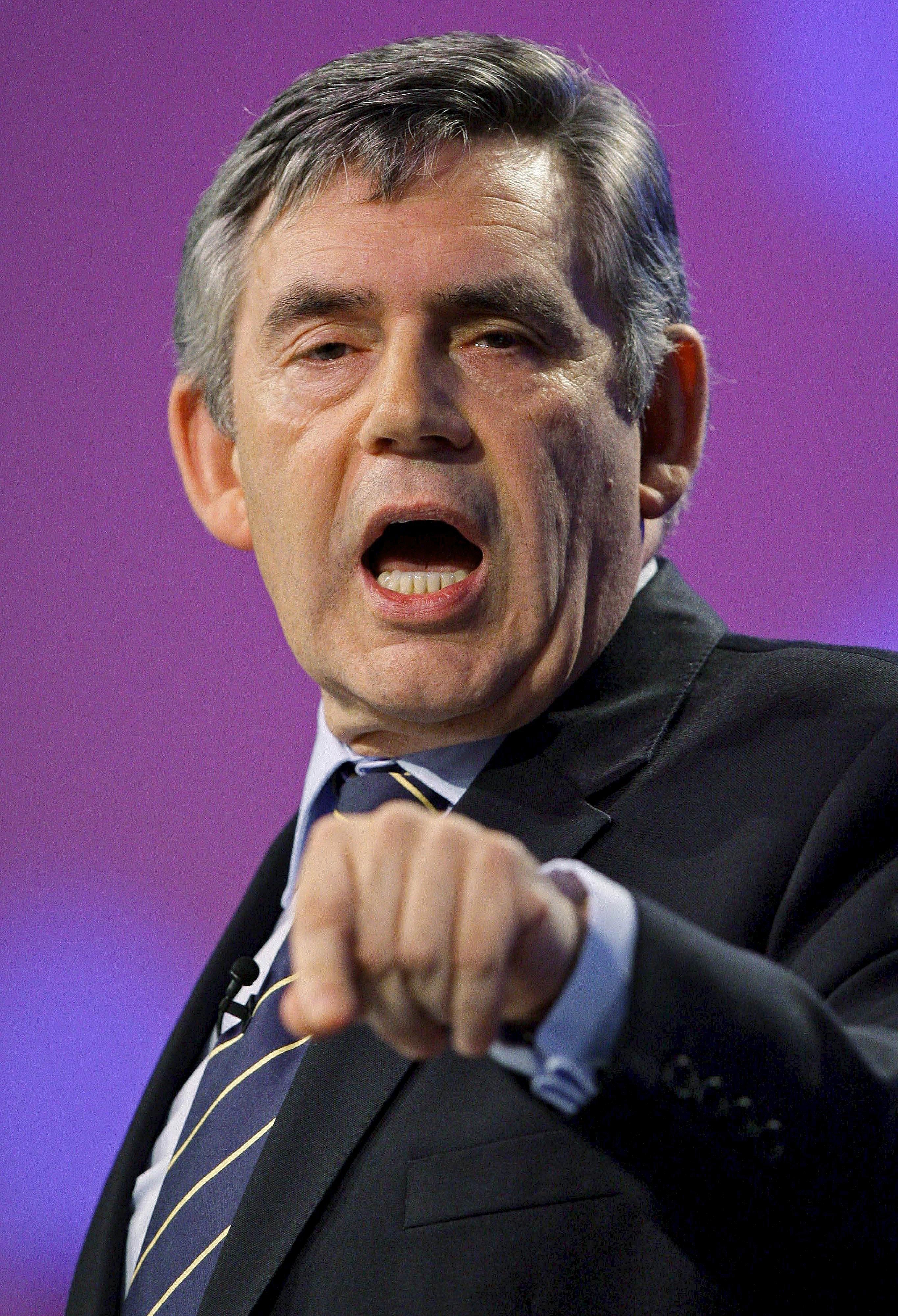 Former Prime Minister Gordon Brown.