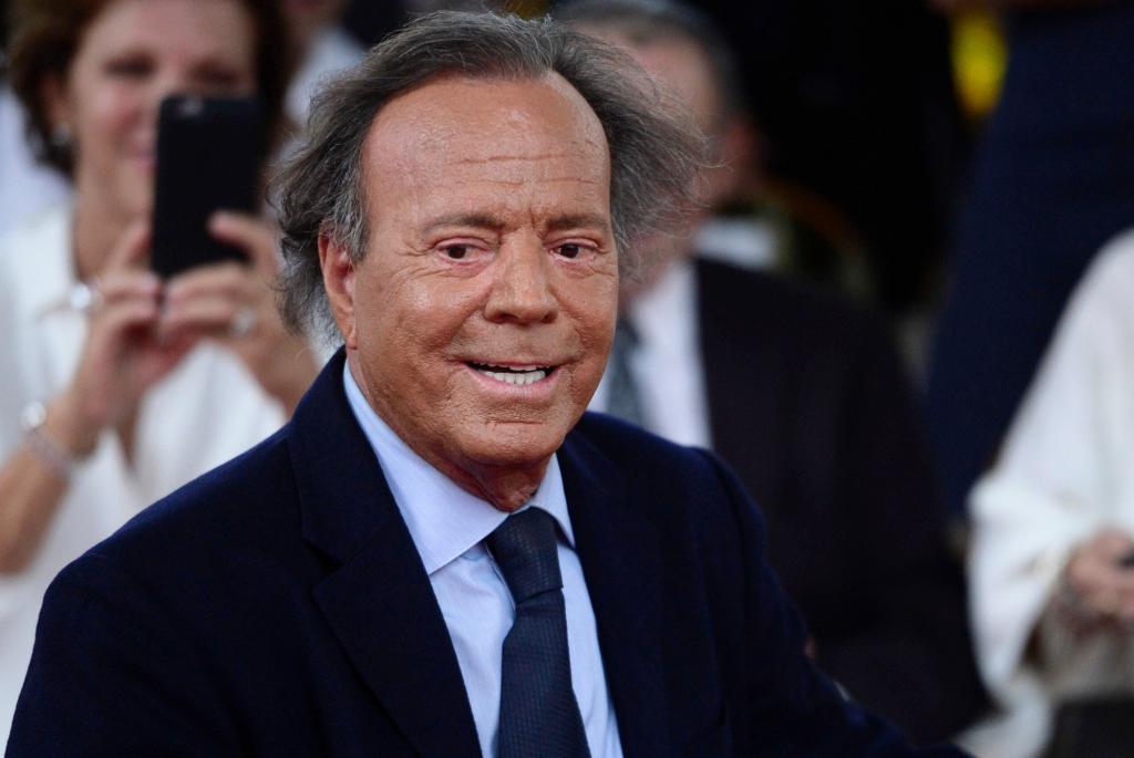 Spanish singer Julio Iglesias.