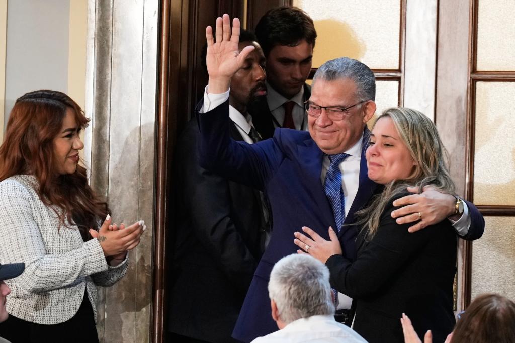 Enrique Marquez, the former deputy of the National Assembly of Venezuela, is recognized by President Donald Trump