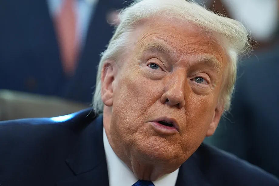 Donald Trump, President of the US.