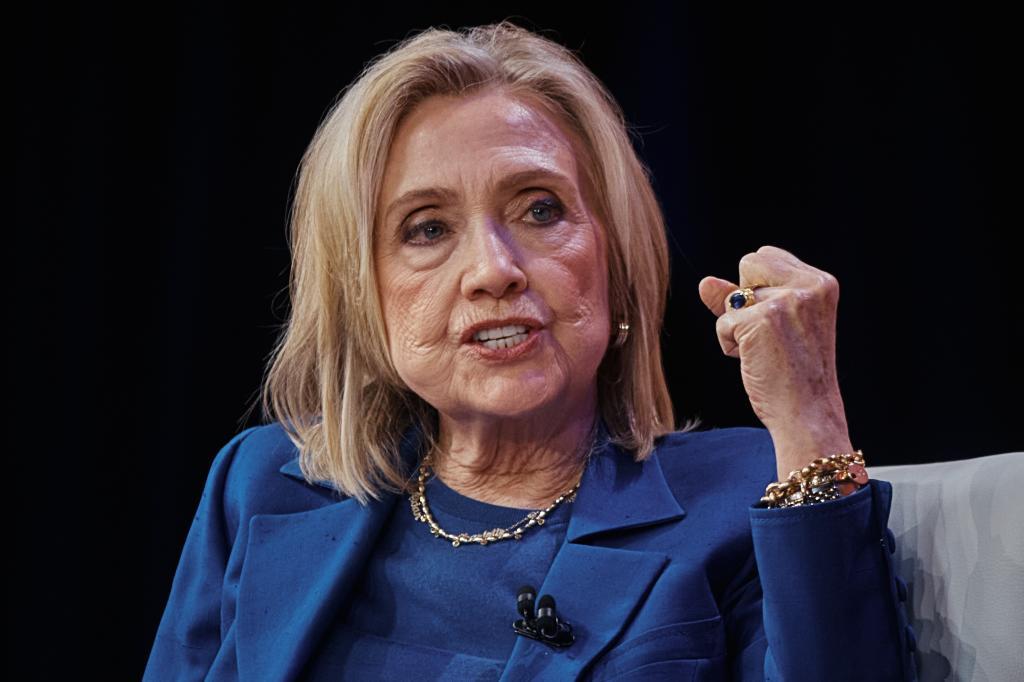 Former U.S. Secretary of State Hillary Clinton.