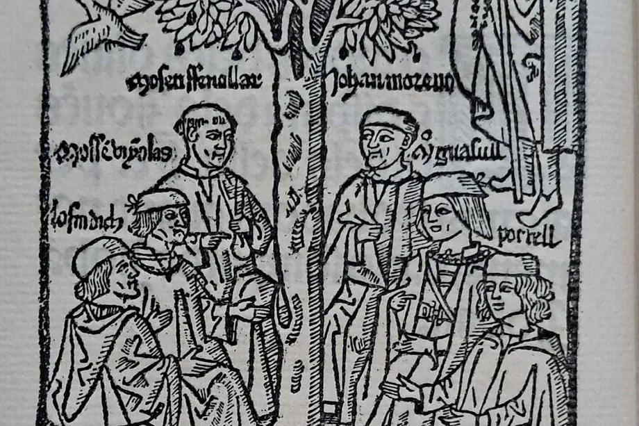 The alignment of Mars, Venus, and Mercury, visible in Valencia on June 30, 1475, allowed dating the poem.
