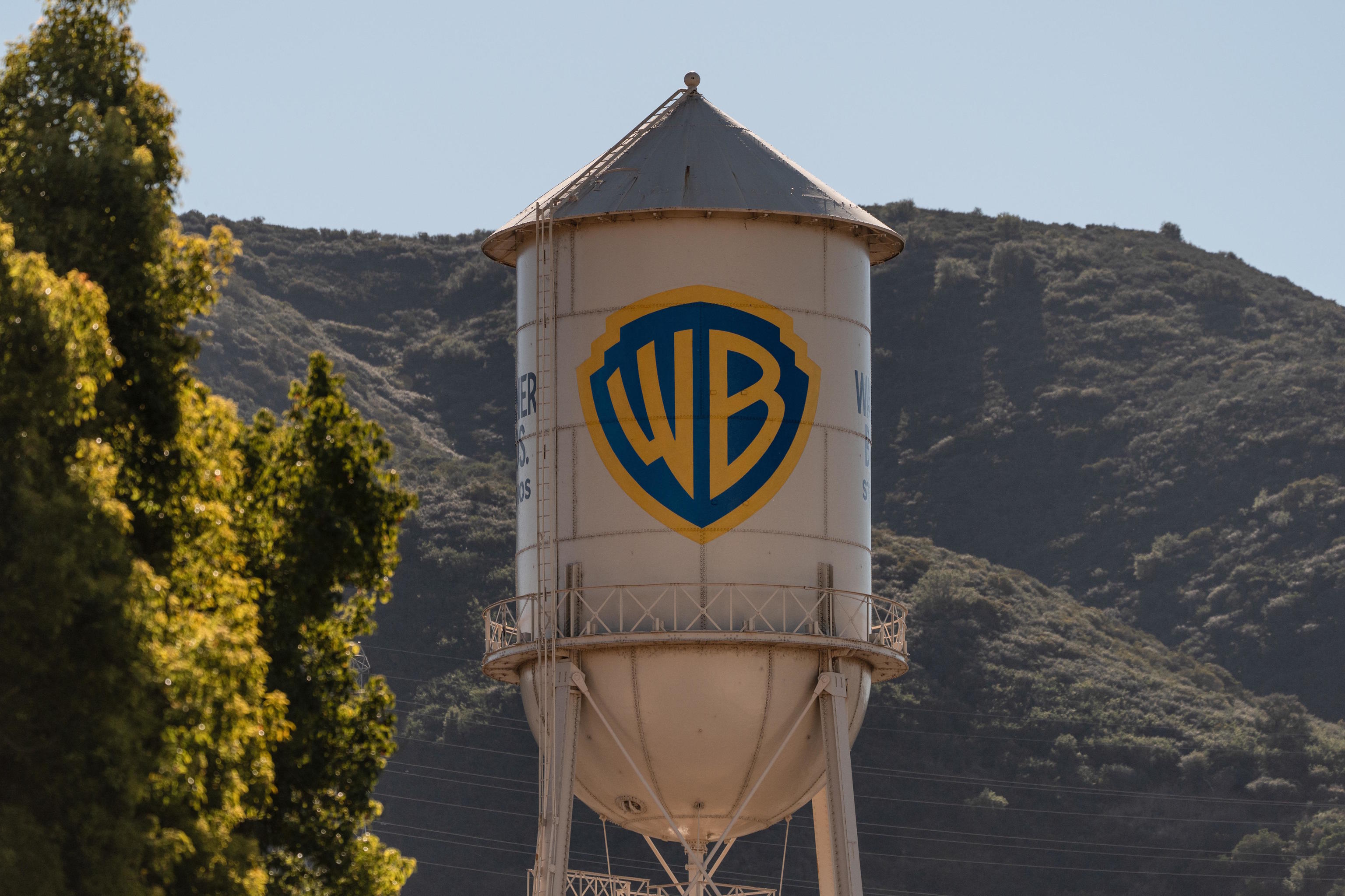 The Warner Bros. Water Tower in Burbank, California