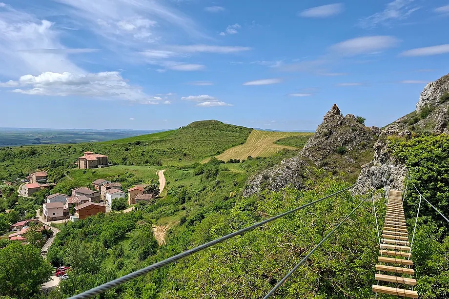 The Canaleja de Silanes via ferrata, in the Obarenes Territory of Burgos